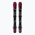 Schiuri de coborâre pentru copii + legături Salomon QST Jr Black XS + C5 GW black/neon punch 2