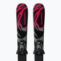 Schiuri de coborâre pentru copii + legături Salomon QST Jr Black XS + C5 GW black/neon punch 5
