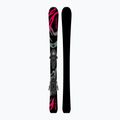 Schiuri de coborâre pentru copii + legături Salomon QST Jr Black S + C5 GW black/neon punch 3