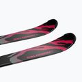 Schiuri de coborâre pentru copii + legături Salomon QST Jr Black S + C5 GW black/neon punch 6