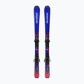 Schiuri de coborâre pentru copii + legături Salomon Equipe Jr S + C5 GW race blue/equipe red