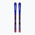 Schiuri de coborâre pentru copii + legături Salomon Equipe Jr M + C5 GW race blue/equipe red