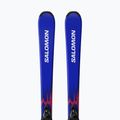 Schiuri de coborâre pentru copii + legături Salomon Equipe Jr M + L6 GW race blue/equipe red 5