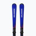 Schiuri de coborâre pentru copii + legături Salomon Equipe MT JR + M10 GW race blue/equipe red 5