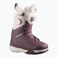 Încălțăminte de snowboard pentru femei Salomon Kiana Dual Boa W huckleberry/dawn pink/almond milk