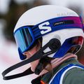 Cască de schi pentru copii Salomon Equipe Fis + Chinguard Jr white/race blue 7
