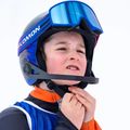 Cască de schi pentru copii Salomon Equipe Fis + Chinguard Jr black/flames 6