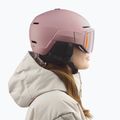 Cască de schi Salomon Osmo Dawn Pink/Flash Tonic/Orange 7