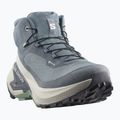 Încălțăminte de drumeție pentru femei Salomon Genesis Mid GTX grisaille/green milieu