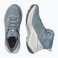 Încălțăminte de drumeție pentru femei Salomon Genesis Mid GTX grisaille/green milieu 3