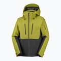 Geacă de schi pentru bărbați Salomon Brilliant 2.0 cardamon seed/deep black 7