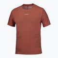 Tricou de alergare pentru bărbați Salomon Sense Aero GFX Tee SS burnt umber/coffee bean 4