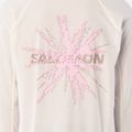 Longsleeve de alergare pentru bărbați Salomon Shakeout Core Tee GFX LS whisper white/pink frosting 3