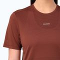 Tricou de alergare pentru femei Salomon Shakeout Core SS Tee burnt umber 3
