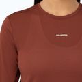 Longsleeve de alergare pentru femei Salomon Shakeout Core LS Tee burnt umber 3