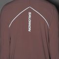 Bluză de alergare pentru bărbați Salomon Sense Aero Hybrid Half Zip Hooded antler 7