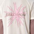 Tricou de alergare pentru bărbați Salomon Shakeout Core GFX SS Tee whisper white/pink frosting 4