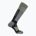 Șosete de schi Salomon S/Blaze black/oil green