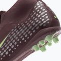 Încălțăminte de fotbal pentru copii Nike Zoom Superfly 10 Academy Kylian Mbappe AG plum eclipse/metallic silver 6