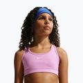 Sutien sport pentru copii Nike Swoosh light magenta/white