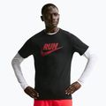 Tricou pentru bărbați Nike Dri-Fit Running black/team crimson