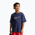 Tricou pentru copii Nike Multi Dri-Fit midnight navy/white