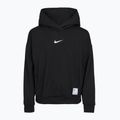 Bluză pentru copii Nike Pro Dri-Fit Pullover Hoodie black/white 8