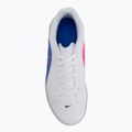 Încălțăminte de fotbal pentru copii Nike Tiempo Maestro Club Jr IC white/racer blue/pink blast/black 5