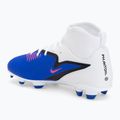 Încălțăminte de fotbal pentru copii Nike Phantom 6 High Club FG/MG racer blue/white/pink blast 3