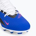 Încălțăminte de fotbal pentru copii Nike Phantom 6 High Club FG/MG racer blue/white/pink blast 7