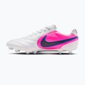 Încălțăminte de fotbal pentru bărbați Nike Tiempo Ligera Pro FG white/racer blue/pink blast/black 9