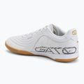 Încălțăminte de fotbal pentru bărbați Nike Tiempo Reactgato IC white/metallic gold 3