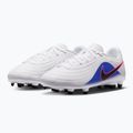 Încălțăminte de fotbal pentru copii Nike Tiempo Maestro Club Jr FG/MG white/racer blue/pink blast/black 10