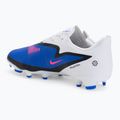 Încălțăminte de fotbal pentru bărbați Nike Phantom 6 Low Academy EasyOn FG/MG racer blue/white/pink blast 3