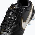 Încălțăminte de fotbal pentru bărbați Nike Tiempo Ligera Pro FG black/white 9