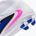 Încălțăminte de fotbal pentru copii Nike Phantom 6 High Club FG/MG racer blue/white/pink blast 16