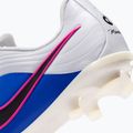 Încălțăminte de fotbal pentru copii Nike Tiempo Maestro Academy Jr FG/MG white/racer blue/pink blast/black 9