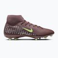 Încălțăminte de fotbal pentru bărbați Nike Mercurial Superfly 10 Academy Kylian Mbappe FG/MG plum eclipse/metallic silver