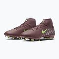 Încălțăminte de fotbal pentru bărbați Nike Mercurial Superfly 10 Academy Kylian Mbappe FG/MG plum eclipse/metallic silver 3