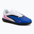 Încălțăminte de fotbal pentru copii Nike Jr. Phantom 6 Low Club TF racer blue/white/pink blast