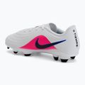 Încălțăminte de fotbal pentru copii Nike Tiempo Maestro Club Jr FG/MG white/racer blue/pink blast/black 3