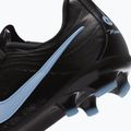 Încălțăminte de fotbal pentru copii Nike Tiempo Maestro Academy Jr FG/MG black/ice blue 10