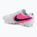 Încălțăminte de fotbal pentru bărbați Nike Tiempo Ligera Pro FG white/racer blue/pink blast/black 3