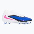 Încălțăminte de fotbal pentru bărbați Nike Phantom 6 High Academy FG/MG racer blue/white/pink blast 2