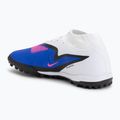 Ghete de fotbal pentru bărbați Nike Phantom 6 High Academy TF racer blue/white/pink blast 3