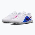Încălțăminte de fotbal pentru copii Nike Tiempo Maestro Club Jr TF white/racer blue/pink blast/black 10