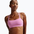 Sutien de antrenament Nike Zenvy Strappy Light-Support light magenta/white