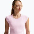 Tricou de alergare pentru femei Nike Swoosh Run Dri-Fit pink foam/photon dust/white 4