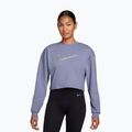 Bluză de antrenament pentru femei Nike Pro Dri-Fit Crew Neck iron purple/metallic silver/white