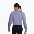 Bluză de antrenament pentru femei Nike Pro Dri-Fit Crew Neck iron purple/metallic silver/white 2